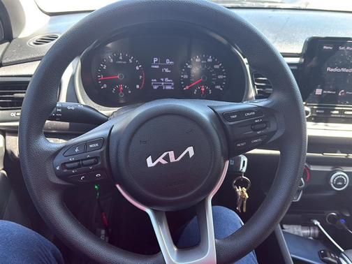 Clear White 2023 Kia Rio S