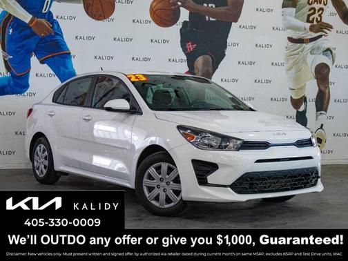 Clear White 2023 Kia Rio S