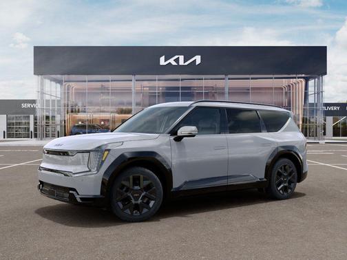 Wolf Gray 2026 Kia EV9 Land