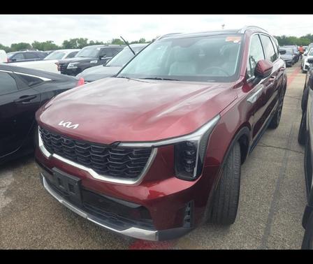 Red 2025 Kia Sorento SX