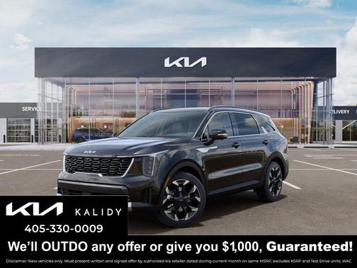 Ebony Black 2026 Kia Sorento SX