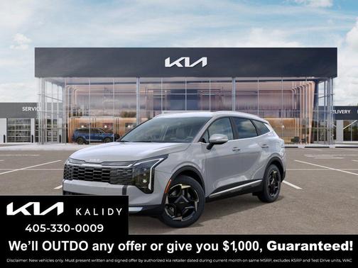 Gray 2026 Kia Sportage Hybrid