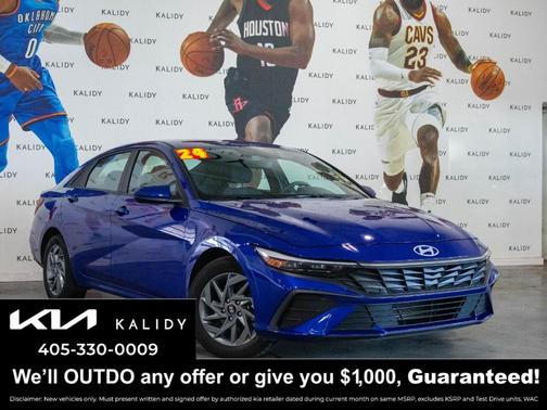 Intense Blue 2024 Hyundai ELANTRA SEL