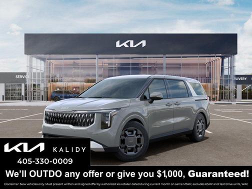 Ceramic Silver 2026 Kia Carnival Hybrid EX