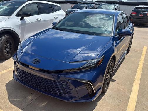 Blue 2025 Toyota Camry XSE