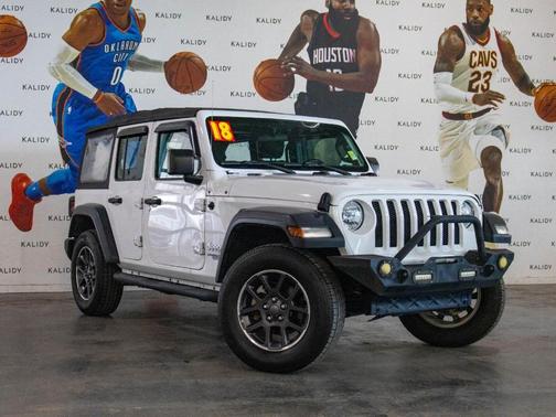 Bright White Clearcoat 2018 Jeep Wrangler Unlimited Sport