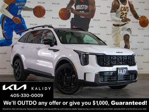 Glacial White Pearl 2025 Kia Sorento SX Prestige