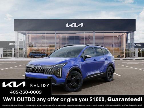Blue 2026 Kia Sportage X-Line
