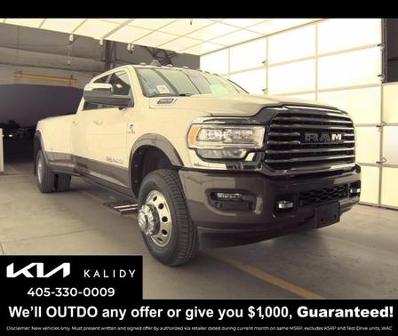 Pearl White 2019 RAM 3500 Longhorn