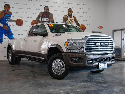 Pearl White 2019 RAM 3500 Longhorn