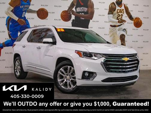 Summit White 2020 Chevrolet Traverse High Country SUV