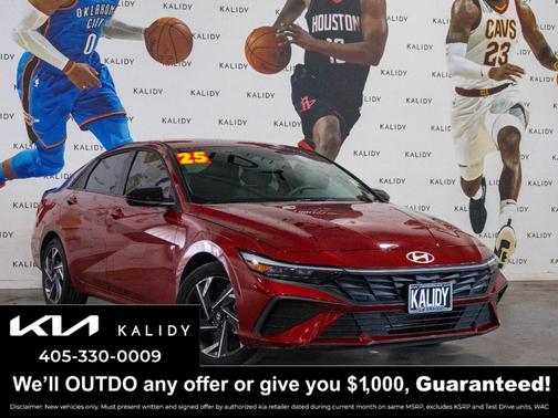 Red 2025 Hyundai ELANTRA SEL Sport