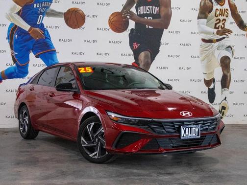 Red 2025 Hyundai ELANTRA SEL Sport