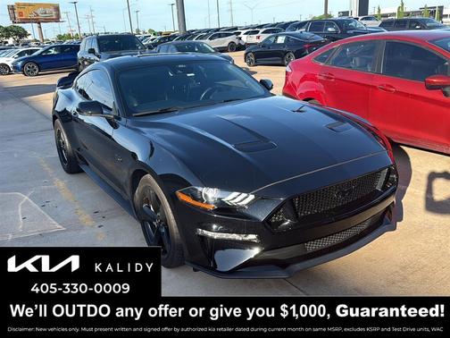 Shadow Black 2021 Ford Mustang GT Premium