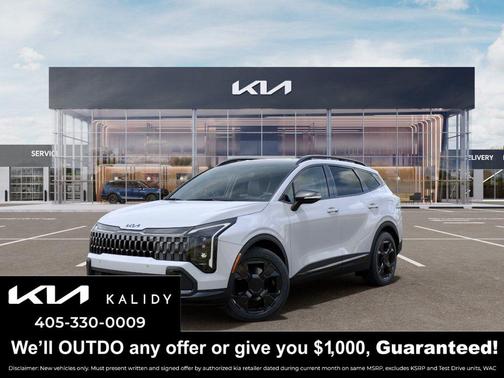 White Pearl 2026 Kia Sportage X-Line