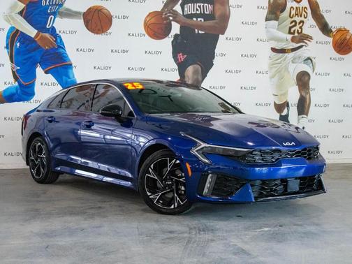 Blue 2025 Kia K5 GT-Line