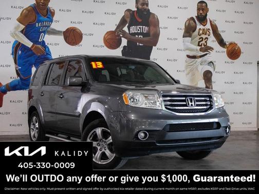 Polished Metal Metallic 2013 Honda Pilot EX-L