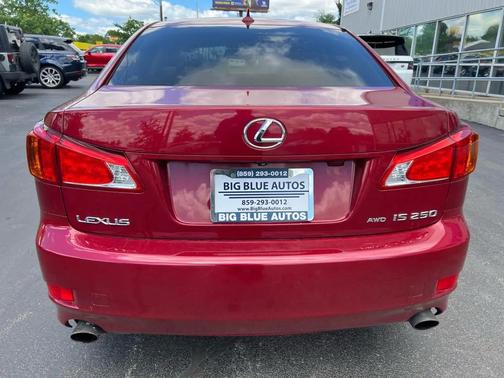 Red 2010 Lexus IS 250 Base