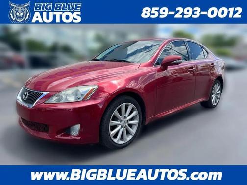 Red 2010 Lexus IS 250 Base