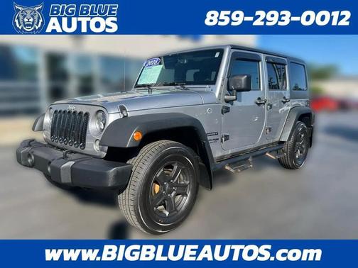 Silver 2018 Jeep Wrangler JK Unlimited Sport