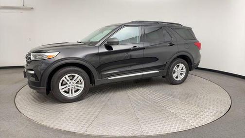 AGATE BLACK METALLIC 2023 Ford Explorer XLT