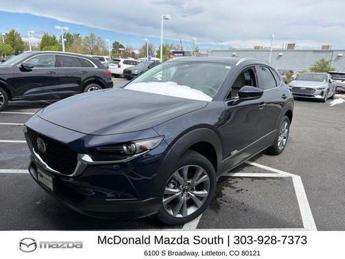 Deep Crystal Blue Mica 2025 Mazda CX-30 2.5 S Premium Package