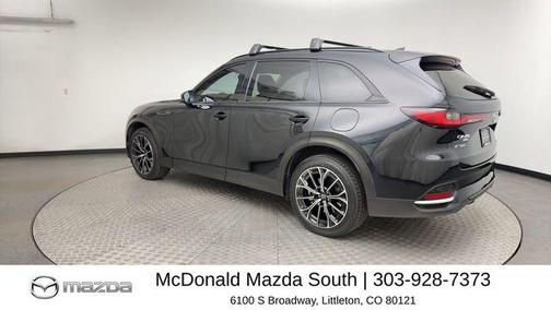Jet Black Mica 2025 Mazda CX-70 PHEV Premium Package