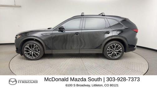 Jet Black Mica 2025 Mazda CX-70 PHEV Premium Package
