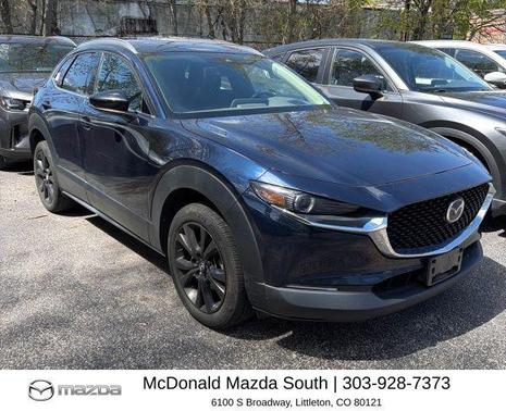 Deep Crystal Blue Mica 2023 Mazda CX-30 2.5 Turbo Premium Package