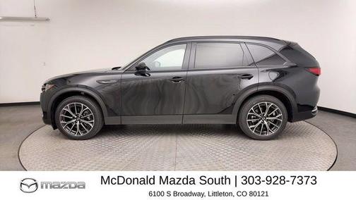 Jet Black Mica 2025 Mazda CX-70 PHEV Premium Plus Package
