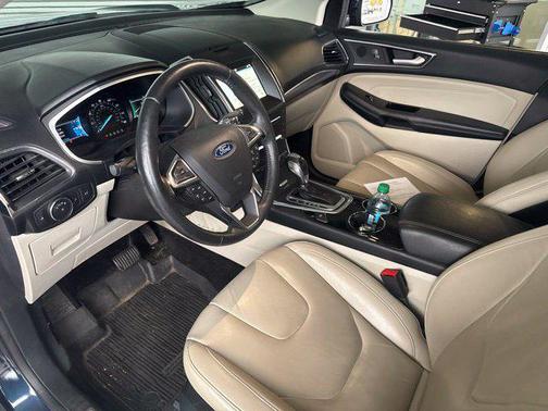 Blue Jeans Metallic 2017 Ford Edge Titanium