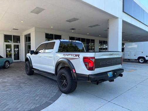 Space White Metallic 2025 Ford F-150 Raptor