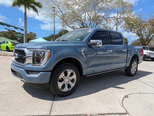 AZURE GRAY METALLIC TRICOAT 2023 Ford F-150 Platinum