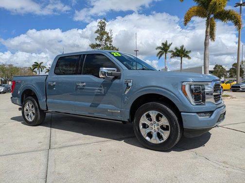 AZURE GRAY METALLIC TRICOAT 2023 Ford F-150 Platinum