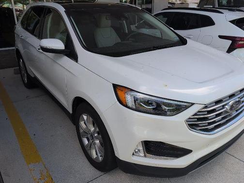 STAR WHITE 2020 Ford Edge Titanium