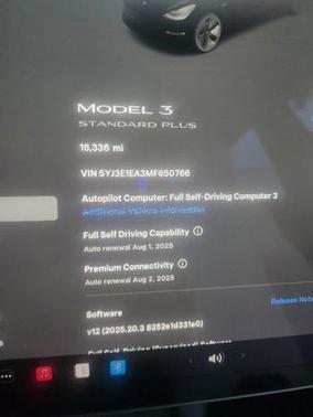2021 Tesla Model 3 Standard Range Plus