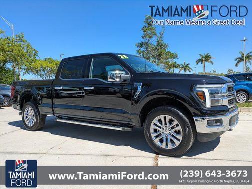 AGATE BLACK METALLIC 2025 Ford F-150 Lariat