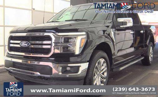 AGATE BLACK METALLIC 2025 Ford F-150 Lariat