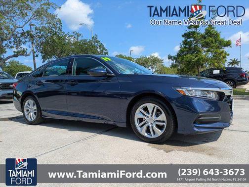 Obsidian Blue Pearl 2019 Honda Accord LX