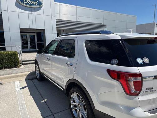 WHITE PLATINUM MET TRI-COAT 2017 Ford Explorer Limited