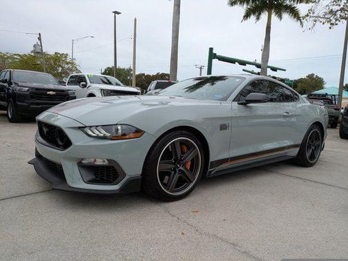 FIGHTER JET GRAY 2021 Ford Mustang Mach 1 Fastback