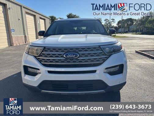 STAR WHITE MET TRI-COAT 2020 Ford Explorer Limited