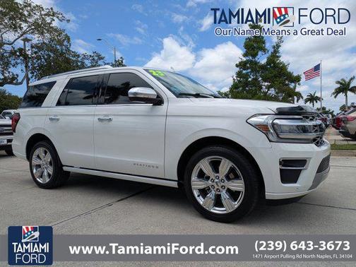 STAR WHITE MET TRI-COAT 2023 Ford Expedition Platinum
