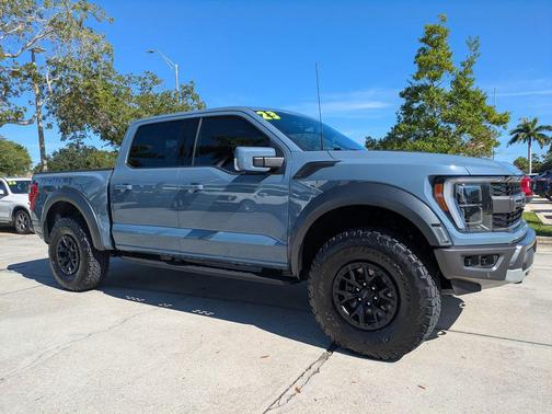 Azure Gray Metallic Tri-Coat 2023 Ford F-150 Raptor