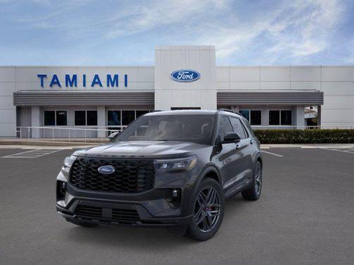 AGATE BLACK METALLIC 2026 Ford Explorer ST-Line