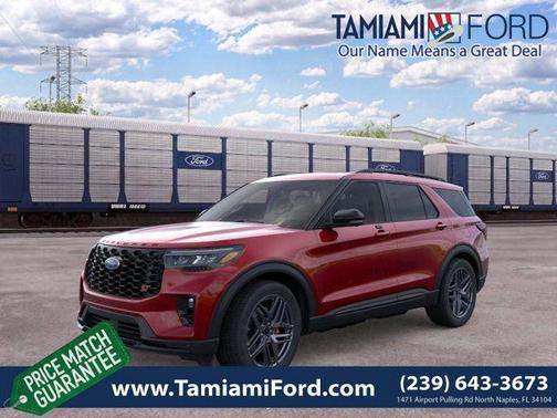 Rapid Red Metallic Tinted Clearcoat 2026 Ford Explorer ST