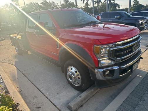 RACE RED 2022 Ford F-450 Lariat