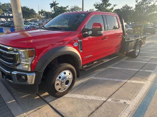 RACE RED 2022 Ford F-450 Lariat