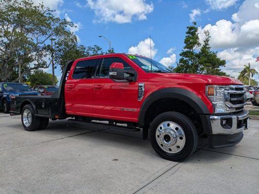 RACE RED 2022 Ford F-450 Lariat