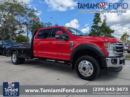 RACE RED 2022 Ford F-450 Lariat